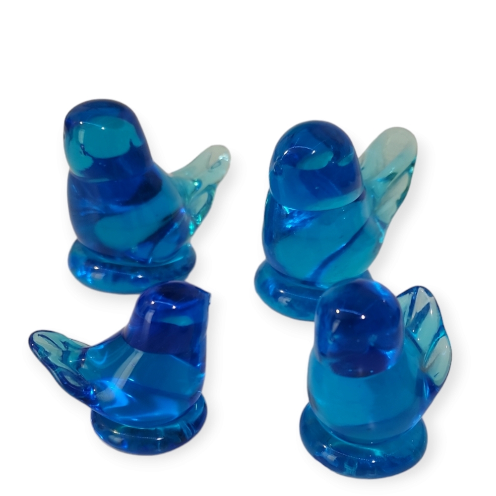 Bluebirds of Happiness Set of 4